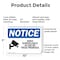 Signmission Video Surveillance In Use On These Premises OSHA Notice Sign, Plastic, 10in W x 7in L, 2PK OS-2PACK-NS-P-710-L-16813 - alternate 6